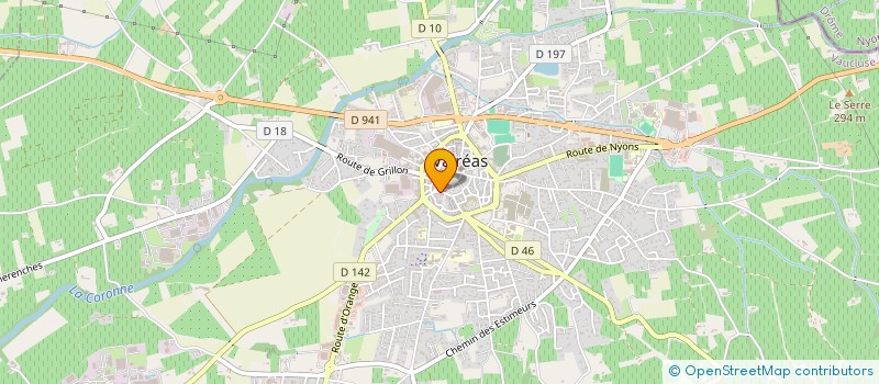 localisation de l'entreprise LES BEAUTES D'OR à VALREAS