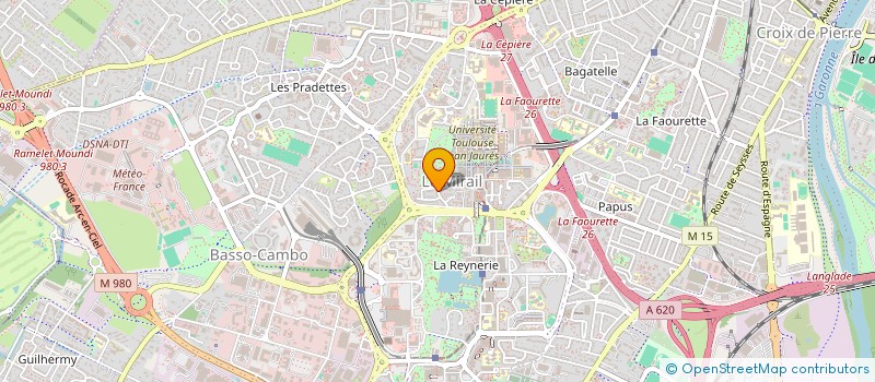 localisation de l'entreprise LES BEAUTES DE NADIA à TOULOUSE