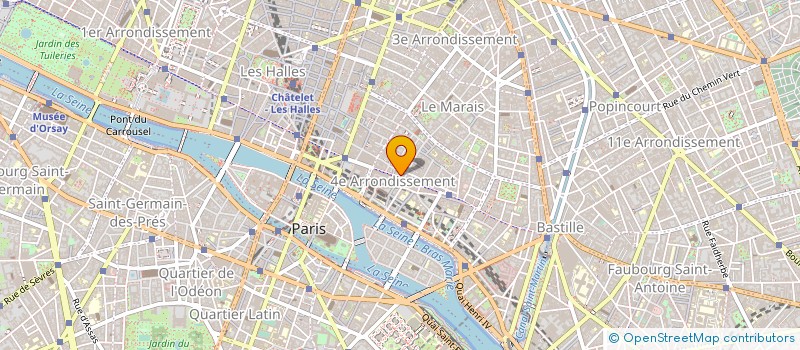 localisation de l'entreprise LES BEAUTIFUL VINTAGE à PARIS