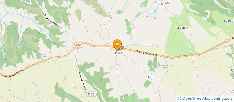 localisation de l'entreprise LES BEAUVILAINS  PORTE-DU-QUERCY