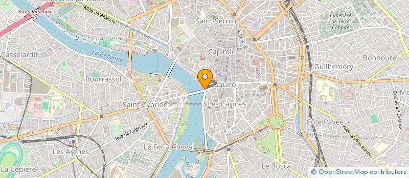 localisation de l'entreprise LES BEAUX ARTS SAS  TOULOUSE