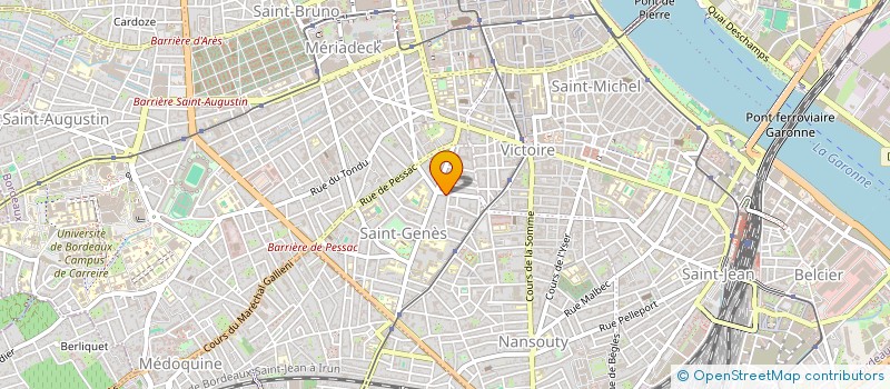 localisation de l'entreprise LES BEAUX BIENS  BORDEAUX