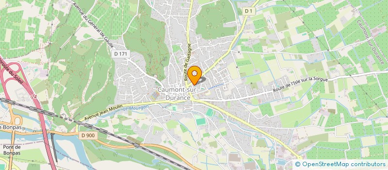 localisation de l'entreprise LES BEAUX BOIS  CAUMONT-SUR-DURANCE