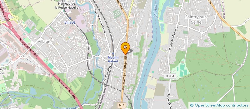 localisation de l'entreprise LES BEAUX FRERES IMMO  CORBEIL-ESSONNES
