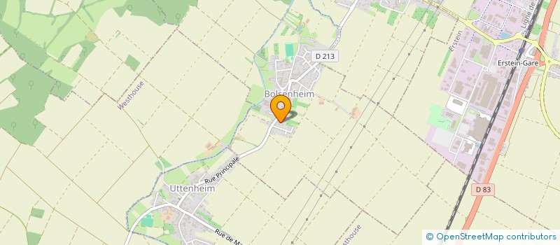 localisation de l'entreprise LES BEAUX FRUITS DE LA SCHEER  BOLSENHEIM