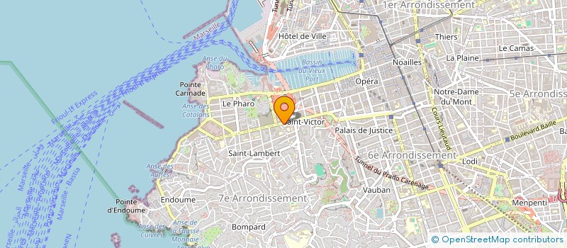 localisation de l'entreprise LES BEAUX INTERIEURS DE CAROLINE à MARSEILLE