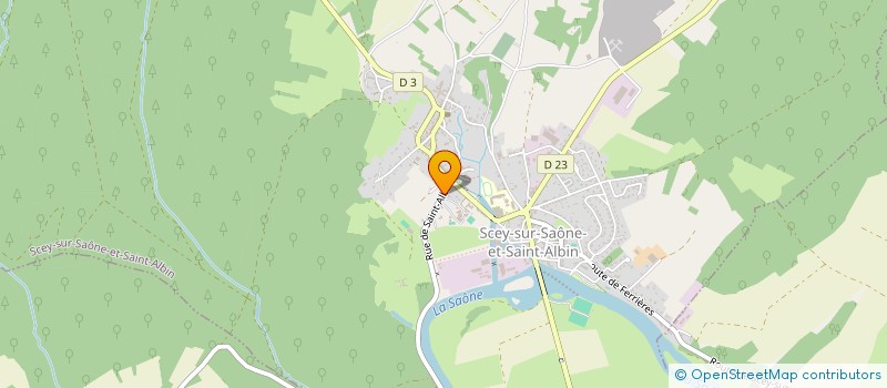 localisation de l'entreprise LES BEAUX JOURS à SCEY-SUR-SAONE-ET-SAINT-ALBIN