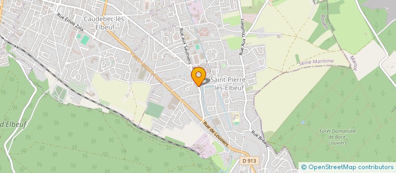 localisation de l'entreprise LES BEAUX JOURS  SAINT-PIERRE-LES-ELBEUF