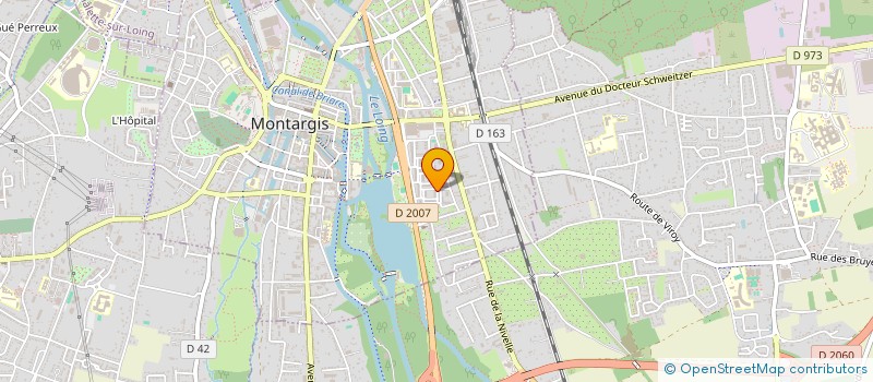 localisation de l'entreprise LES BEAUX JOURS à MONTARGIS
