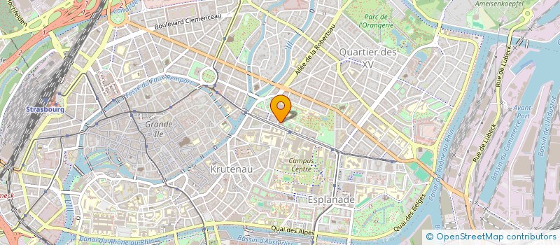 localisation de l'entreprise LES BEAUX MINERAUX DU MONDE à STRASBOURG
