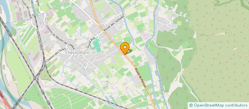 localisation de l'entreprise LES BEAUX MOUTONS  CHEVAL-BLANC