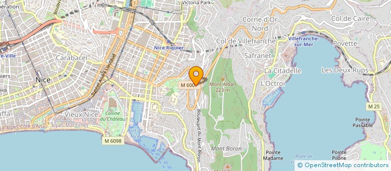 localisation de l'entreprise LES BEAUX OLIVIERS à NICE