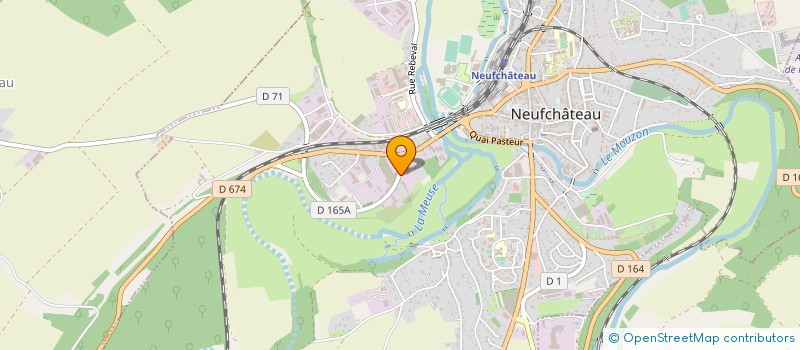localisation de l'entreprise LES BEAUX SIEGES FRANCAIS à NEUFCHATEAU