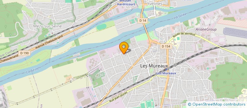 localisation de l'entreprise LES BEAUX VENTS à LES MUREAUX