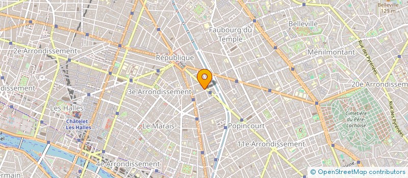 localisation de l'entreprise LES BEAUX VOYOUS  PARIS