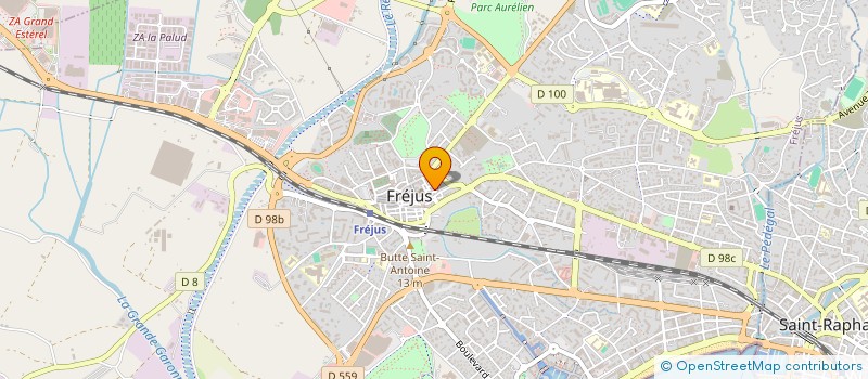 localisation de l'entreprise LES BEBES DU COEUR à FREJUS