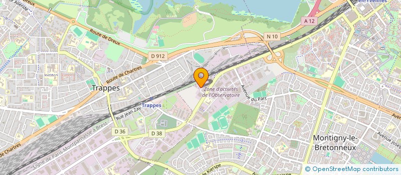 localisation de l'entreprise LES BEBIDOUX DE L'OBS  MONTIGNY-LE-BRETONNEUX