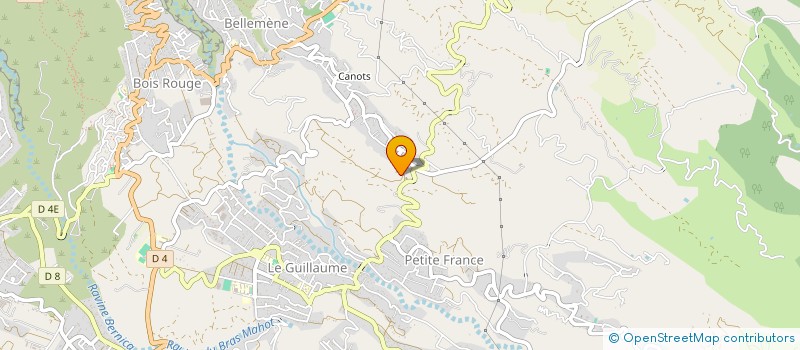 localisation de l'entreprise LES BECS ROSES à SAINT-PAUL