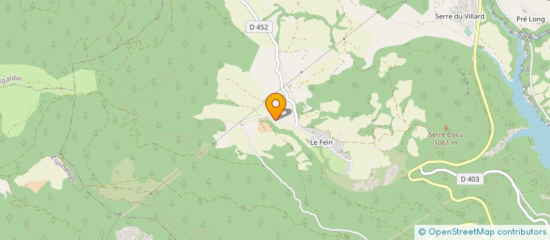 localisation de l'entreprise LES BEDIGUES à CHORGES