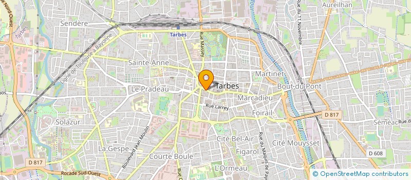 localisation de l'entreprise LES BEFFROIS DE FLANDRE-ARTOIS-PICARDIE  TARBES