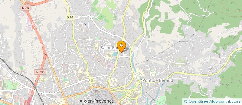 localisation de l'entreprise LES BEGONIAS à AIX-EN-PROVENCE