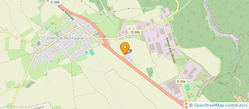localisation de l'entreprise LES BEGUINETTES à VILLERS-LA-MONTAGNE