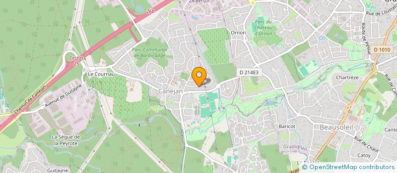 localisation de l'entreprise LES BEIGNEURS  CANEJAN