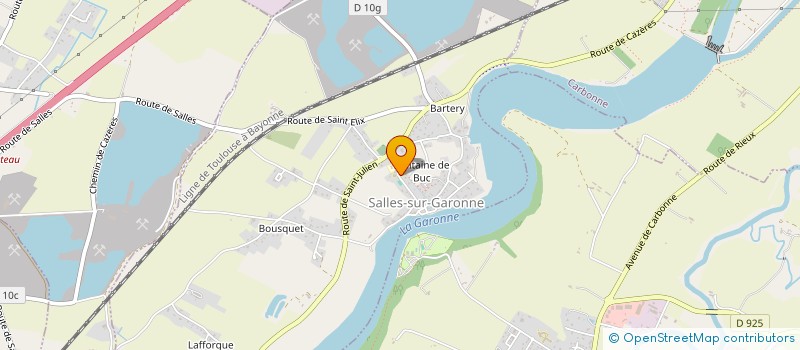 localisation de l'entreprise LES BEKOKANARDS  SALLES-SUR-GARONNE