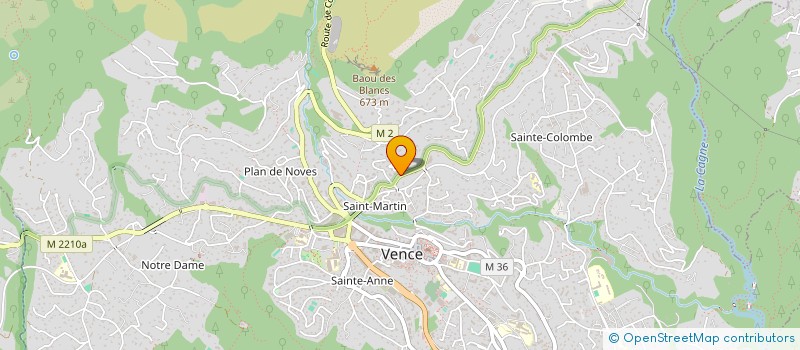 localisation de l'entreprise LES BELBIAS  VENCE