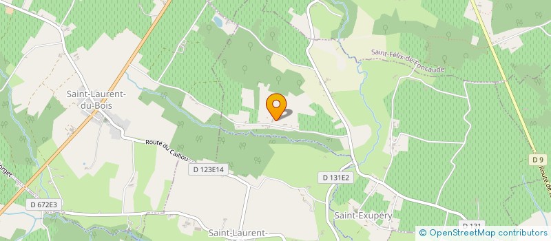 localisation de l'entreprise LES BELETTES  SAINT-EXUPERY