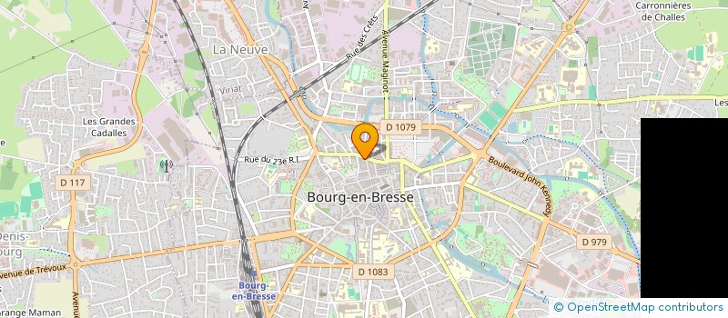 localisation de l'entreprise LES BELETTES à BOURG-EN-BRESSE
