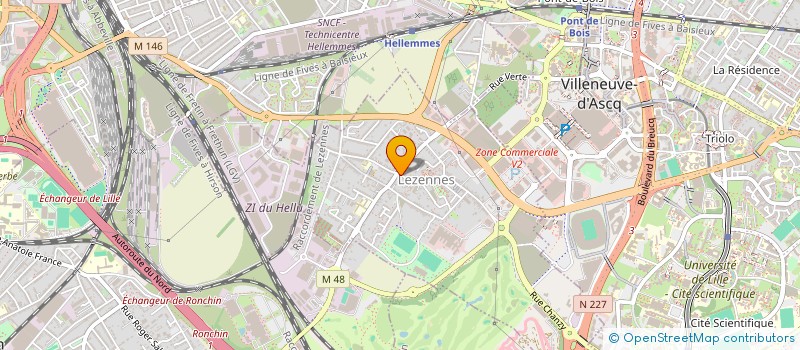 localisation de l'entreprise LES BELETTES à LEZENNES
