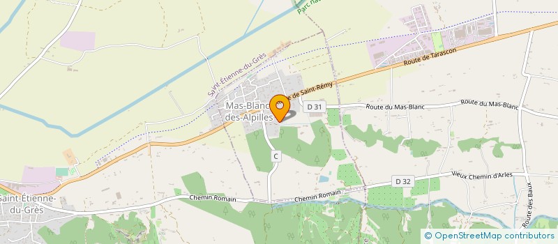 localisation de l'entreprise LES BELIERS DE MARS  MAS-BLANC-DES-ALPILLES