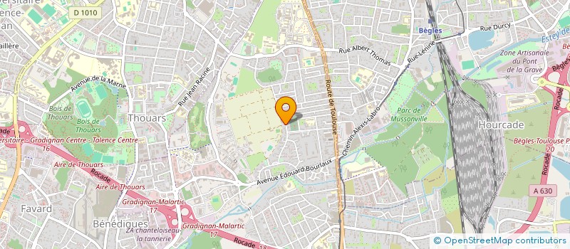 localisation de l'entreprise LES BELLES AMERICAINES GIRONDINES  VILLENAVE-D'ORNON