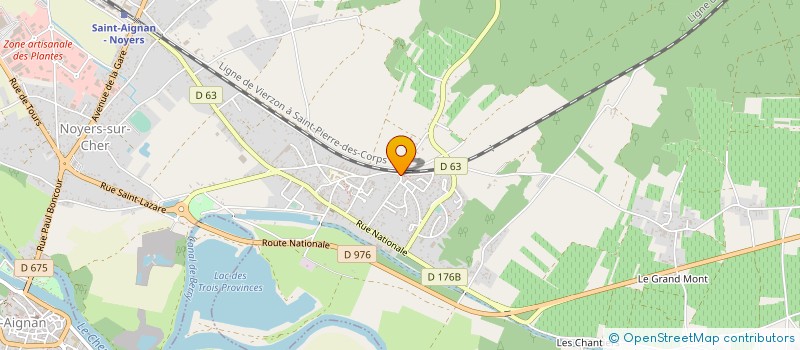 localisation de l'entreprise LES BELLES BRUYERES  SEIGY