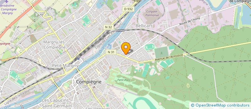 localisation de l'entreprise LES BELLES COSACIENNES  COMPIEGNE