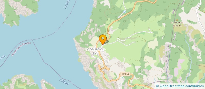 localisation de l'entreprise LES BELLES CREATIONS  SAINT APOLLINAIRE