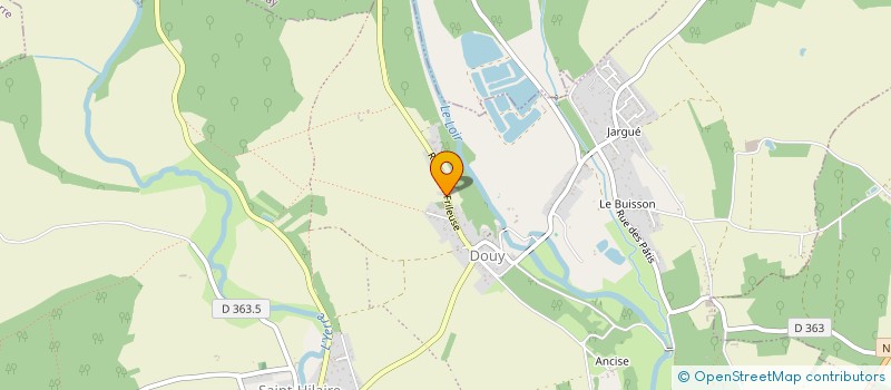 localisation de l'entreprise LES BELLES D'ANTAN DOUYSIENNES à CLOYES-LES-TROIS-RIVIERES