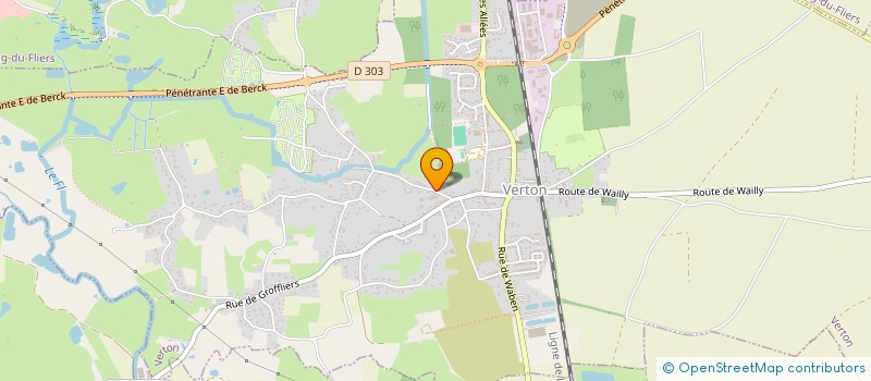 localisation de l'entreprise LES BELLES DAMES  VERTON