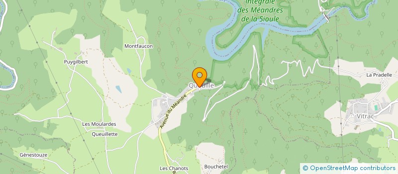 localisation de l'entreprise LES BELLES DE SAVON  QUEUILLE