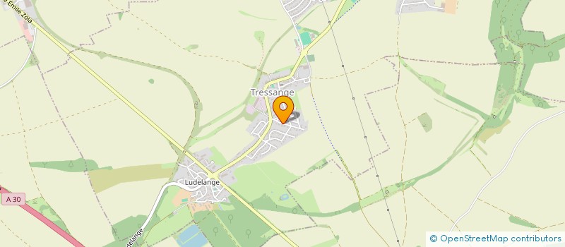 localisation de l'entreprise LES BELLES DU PAYS HAUT  TRESSANGE