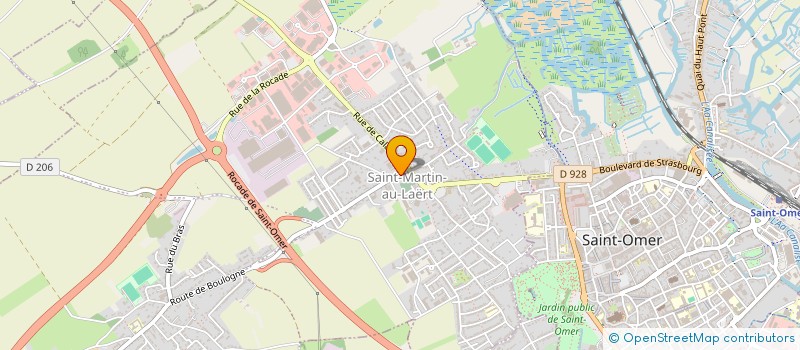 localisation de l'entreprise LES BELLES ECHAPPEES à SAINT-MARTIN-LEZ-TATINGHEM