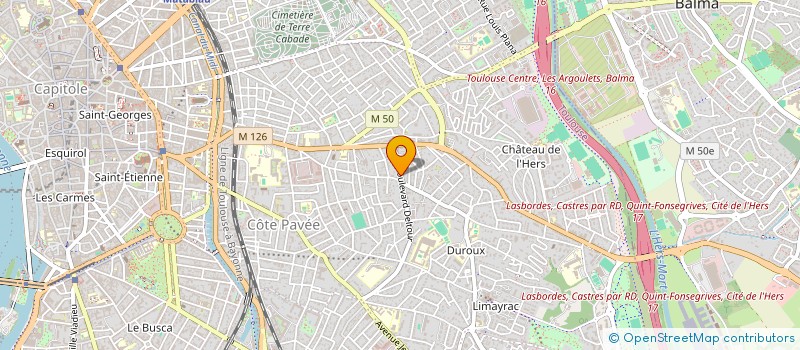 localisation de l'entreprise LES BELLES ET LE BOYLESQUE à TOULOUSE