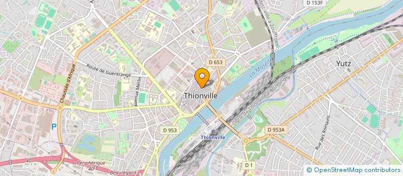 localisation de l'entreprise LES BELLES LUNETTES  THIONVILLE