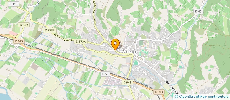 localisation de l'entreprise LES BELLES LURETTES  CADENET