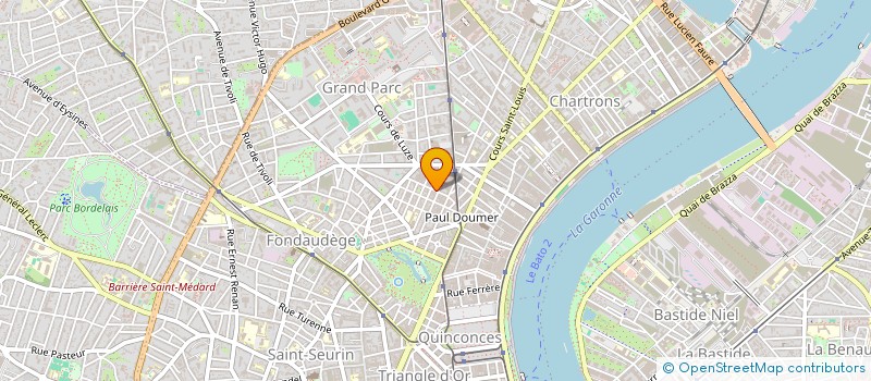 localisation de l'entreprise LES BELLES RIMES  BORDEAUX