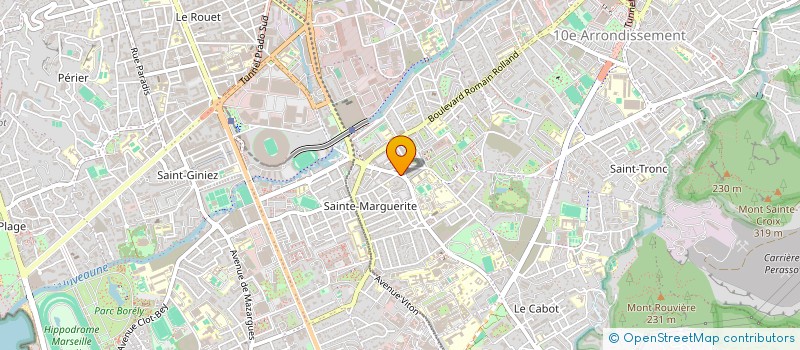 localisation de l'entreprise LES BELLES SAVEURS à MARSEILLE
