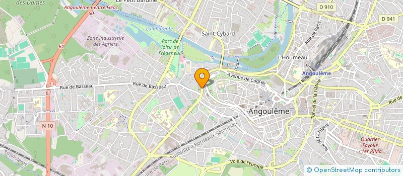 localisation de l'entreprise LES BELLES SOEURS à ANGOULEME