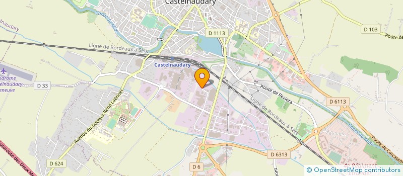 localisation de l'entreprise LES BELLES TOLES  CASTELNAUDARY