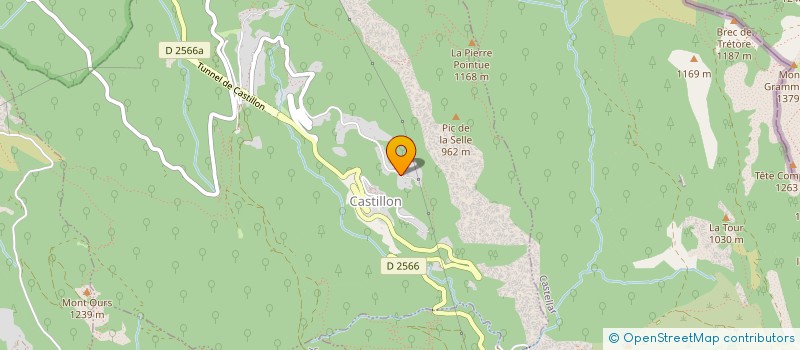 localisation de l'entreprise LES BELLES VOITURES  SOSPEL